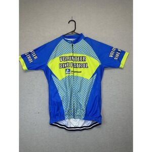 Lakewood Volunteer Bike Patrol Shirt Mens Medium Cycling Jersey Curve Patrol‎